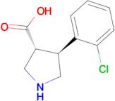 trans-4-(2-Chlorophenyl)pyrrolidine-3-carboxylic acid