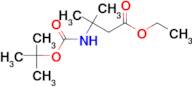 Ethyl 3-((tert-butoxycarbonyl)amino)-3-methylbutanoate