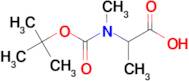 2-((tert-Butoxycarbonyl)(methyl)amino)propanoic acid