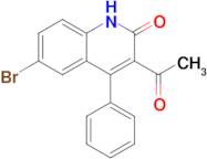 3-Acetyl-6-bromo-4-phenylquinolin-2(1H)-one