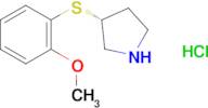 (R)-3-((2-Methoxyphenyl)thio)pyrrolidine hydrochloride