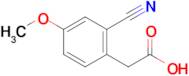 2-(2-Cyano-4-methoxyphenyl)acetic acid