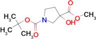 1-tert-Butyl 3-methyl 3-hydroxypyrrolidine-1,3-dicarboxylate