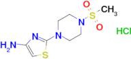 2-(4-(Methylsulfonyl)piperazin-1-yl)thiazol-4-amine hydrochloride