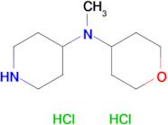 N-Methyl-N-(tetrahydro-2H-pyran-4-yl)piperidin-4-amine dihydrochloride