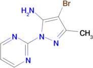 4-Bromo-3-methyl-1-(pyrimidin-2-yl)-1H-pyrazol-5-amine