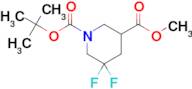 1-tert-Butyl 3-methyl 5,5-difluoropiperidine-1,3-dicarboxylate