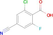 2-Chloro-4-cyano-6-fluorobenzoic acid
