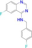 6-Fluoro-N-(4-fluorobenzyl)quinazolin-4-amine