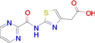 2-(2-(Pyrimidine-2-carboxamido)thiazol-4-yl)acetic acid