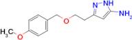 5-(2-((4-Methoxybenzyl)oxy)ethyl)-1H-pyrazol-3-amine