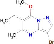 3-Bromo-6-ethyl-7-methoxy-5-methylpyrazolo[1,5-a]pyrimidine