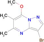 3-Bromo-7-methoxy-5,6-dimethylpyrazolo[1,5-a]pyrimidine