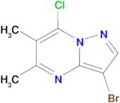 3-Bromo-7-chloro-5,6-dimethylpyrazolo[1,5-a]pyrimidine