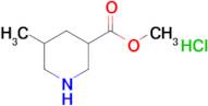 Methyl 5-methylpiperidine-3-carboxylate hydrochloride