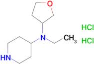 N-Ethyl-N-(tetrahydrofuran-3-yl)piperidin-4-amine dihydrochloride