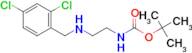 tert-Butyl (2-((2,4-dichlorobenzyl)amino)ethyl)carbamate