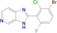 2-(3-Bromo-2-chloro-6-fluorophenyl)-3H-imidazo[4,5-c]pyridine