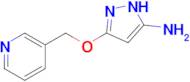 5-(Pyridin-3-ylmethoxy)-1H-pyrazol-3-amine