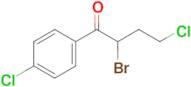 2-Bromo-4-chloro-1-(4-chlorophenyl)butan-1-one