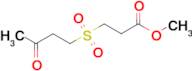 Methyl 3-((3-oxobutyl)sulfonyl)propanoate