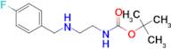 tert-Butyl (2-((4-fluorobenzyl)amino)ethyl)carbamate