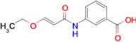 (E)-3-(3-Ethoxyacrylamido)benzoic acid