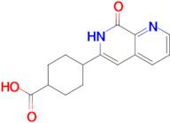 4-(8-Hydroxy-1,7-naphthyridin-6-yl)cyclohexanecarboxylic acid