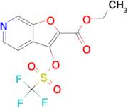 Ethyl 3-(((trifluoromethyl)sulfonyl)oxy)furo[2,3-c]pyridine-2-carboxylate