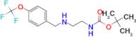 tert-Butyl (2-((4-(trifluoromethoxy)benzyl)amino)ethyl)carbamate