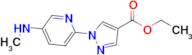 Ethyl 1-(5-(methylamino)pyridin-2-yl)-1H-pyrazole-4-carboxylate