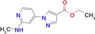 Ethyl 1-(2-(methylamino)pyridin-4-yl)-1H-pyrazole-4-carboxylate