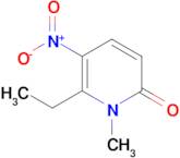 6-Ethyl-1-methyl-5-nitropyridin-2(1H)-one