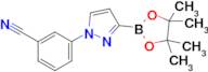 3-(3-(4,4,5,5-Tetramethyl-1,3,2-dioxaborolan-2-yl)-1H-pyrazol-1-yl)benzonitrile