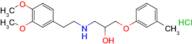 1-((3,4-Dimethoxyphenethyl)amino)-3-(m-tolyloxy)propan-2-ol hydrochloride