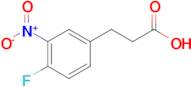 3-(4-Fluoro-3-nitrophenyl)propanoic acid