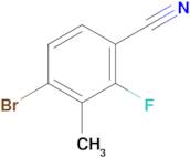 4-Bromo-2-fluoro-3-methylbenzonitrile