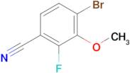 4-Bromo-2-fluoro-3-methoxybenzonitrile