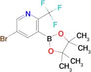 5-Bromo-3-(4,4,5,5-tetramethyl-1,3,2-dioxaborolan-2-yl)-2-(trifluoromethyl)pyridine