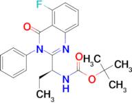 (S)-tert-Butyl (1-(5-fluoro-4-oxo-3-phenyl-3,4-dihydroquinazolin-2-yl)propyl)carbamate