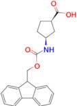 (1R,3S)-3-((((9H-Fluoren-9-yl)methoxy)carbonyl)amino)cyclopentanecarboxylic acid