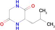(S)-3-Isobutylpiperazine-2,5-dione