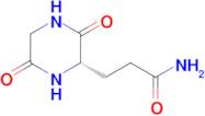(S)-3-(3,6-Dioxopiperazin-2-yl)propanamide