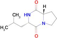 (3S,8aS)-3-Isobutylhexahydropyrrolo[1,2-a]pyrazine-1,4-dione