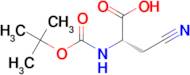 (S)-2-((tert-Butoxycarbonyl)amino)-3-cyanopropanoic acid