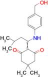 2-(1-((4-(Hydroxymethyl)phenyl)amino)-3-methylbutylidene)-5,5-dimethylcyclohexane-1,3-dione