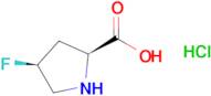 (2S,4S)-4-Fluoropyrrolidine-2-carboxylic acid hydrochloride