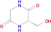 (S)-3-(Hydroxymethyl)piperazine-2,5-dione