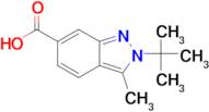 2-(tert-Butyl)-3-methyl-2H-indazole-6-carboxylic acid