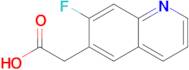 2-(7-Fluoroquinolin-6-yl)acetic acid